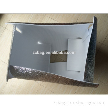 Cold Storage Box Insulated Aluminum Foil Corrugated Carton Freeze Box Freezing Container Food Packaging